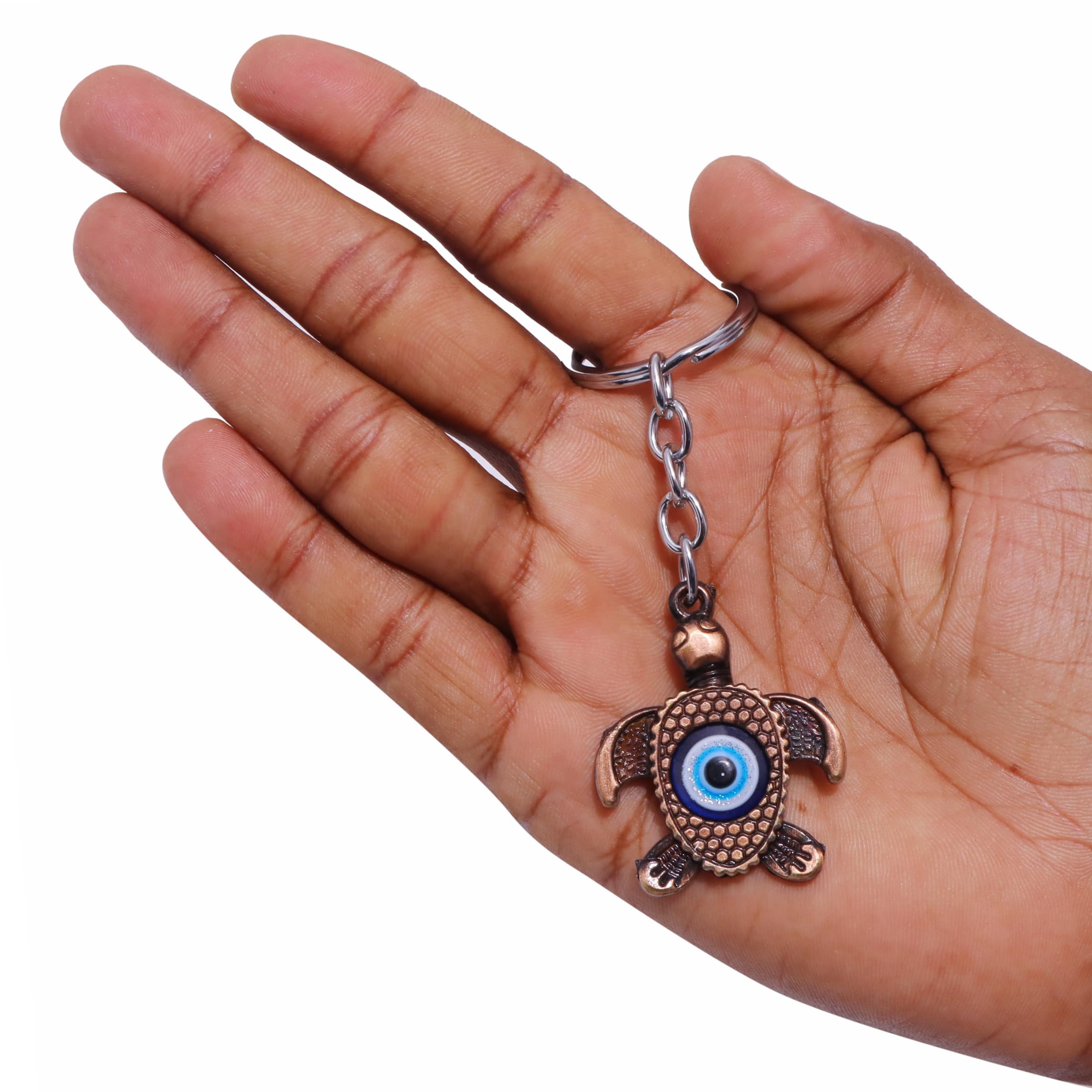 anciently Evil Eye Tortoise Keychain | Feng Shui Vastu Evil Eye Keychain, Metal, 1 Piece-picture-25