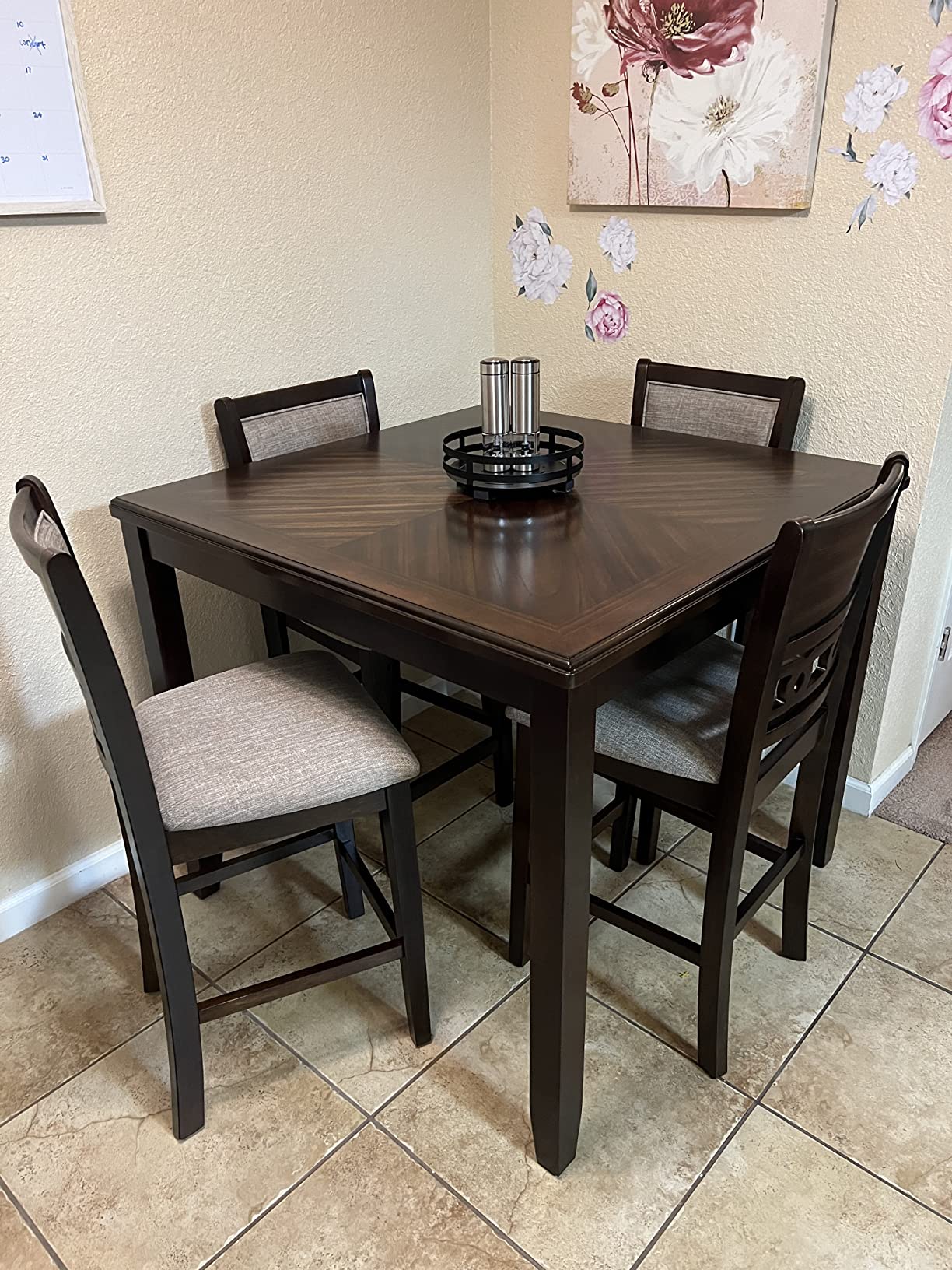 47/mo Finance New Classic Furniture Gia 5Piece Dining Table with