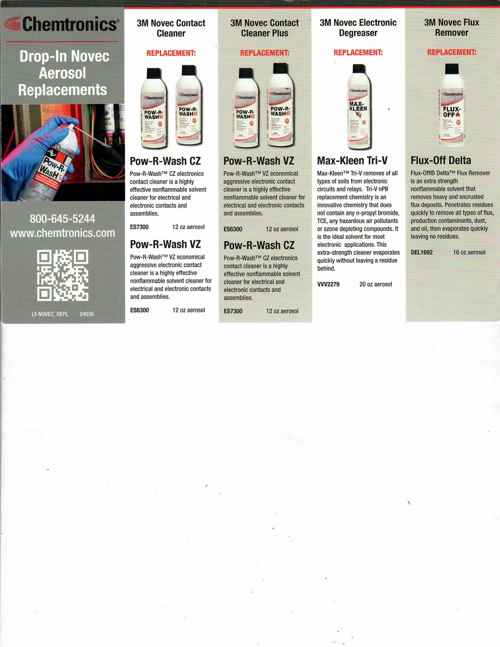 Chemtronics DEL1692 Flux-Off Delta 16 oz