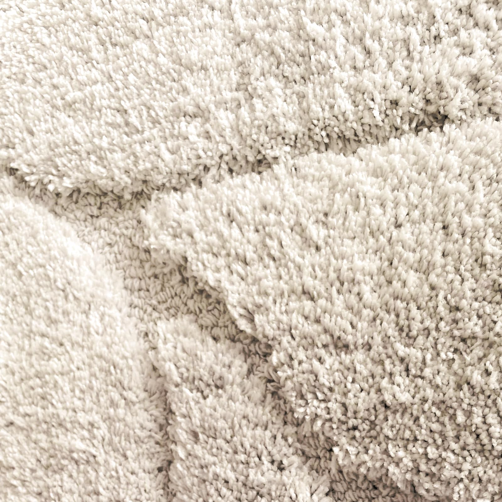 KARAT Tapis de Bain Doux Antidérapant Séchage Rapide Lavable 40°C Oeko-TEX 80x150 cm Maris Crème