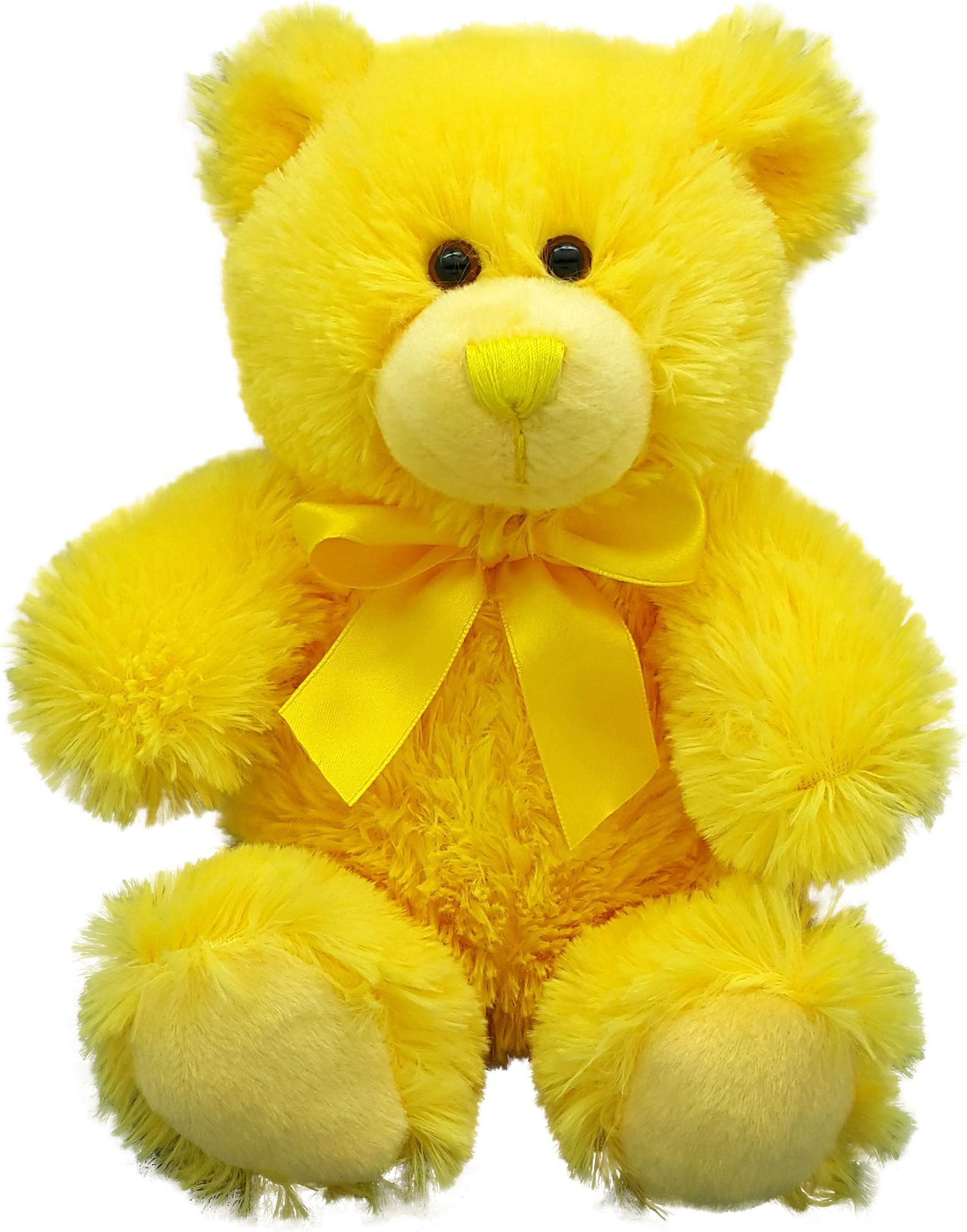 Anico 8" Yellow Teddy Bear – Soft Plush Yellow Bear, Small Bear, Perfect for Kids, Birthdays, Holidays, and More!