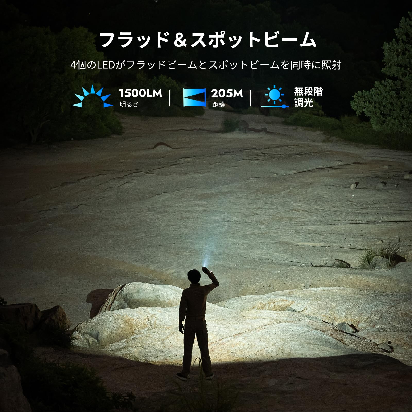 Amazon.co.jp: WUBEN(ウーベン) X4 懐中電灯 強力 フラッシュライト