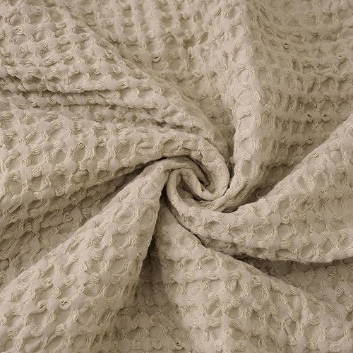 Miniatura 8 de PHF Juego de 2 fundas de almohada ultra suaves con tejido de gofre, tamaño estándar de 20 x 26 pulgadas, sin relleno, fundas de almohada