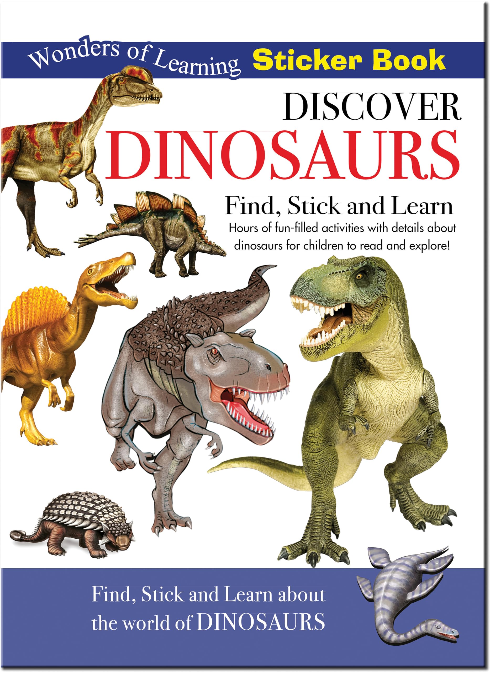Discover Dinosaur Sticker Book