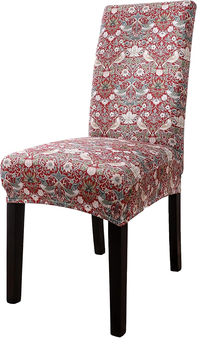 Obal William Morris Chair Covers Set of 2 Stretch Dining Chair Covers