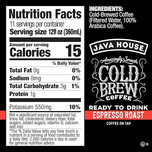 Miniatura 3 de Java House Café en frío al grifo expreso 128 onzas líquidas