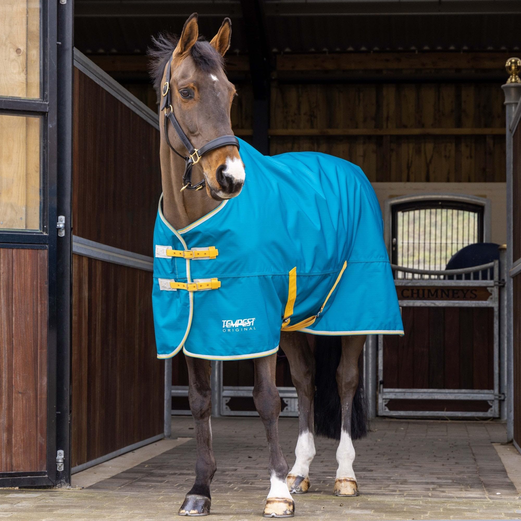 Shires Tempest Original 50 Turnout Rug - Blue 5ft3