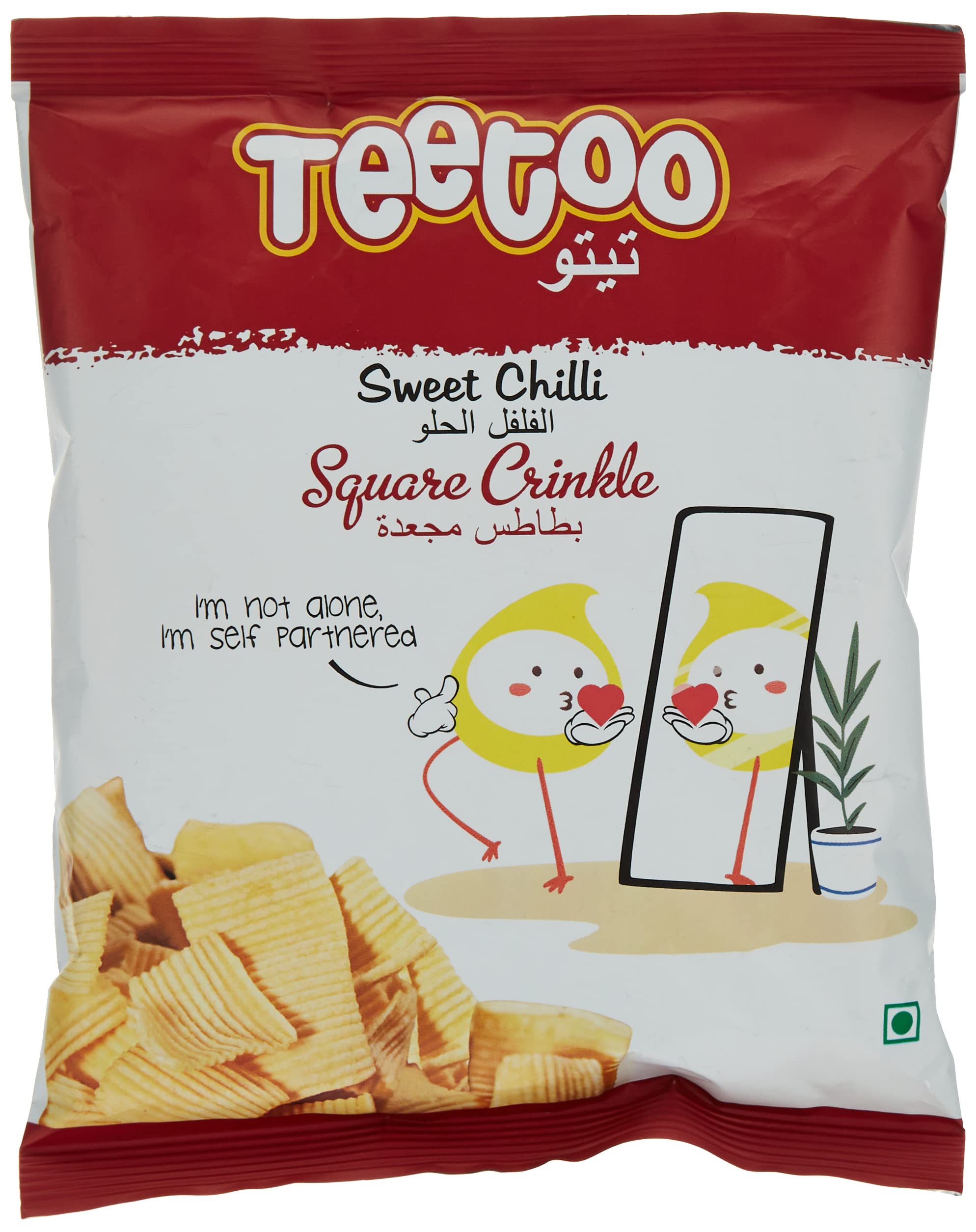 Teetoo Sweet Chilli Square Crinkle 16 g