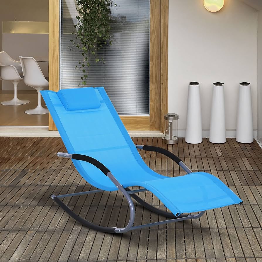 Amazon.com : Outsunny Zero Gravity Rocking Chair Outdoor