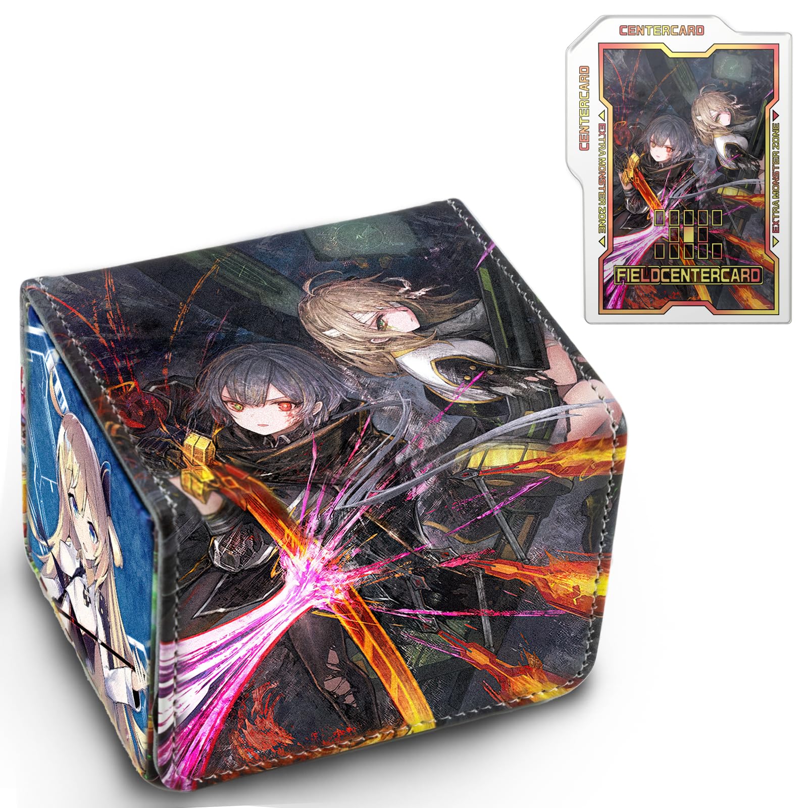 Amazon.com: sabermaster Card Deck Box Fits for YGO MTG,100+ Card