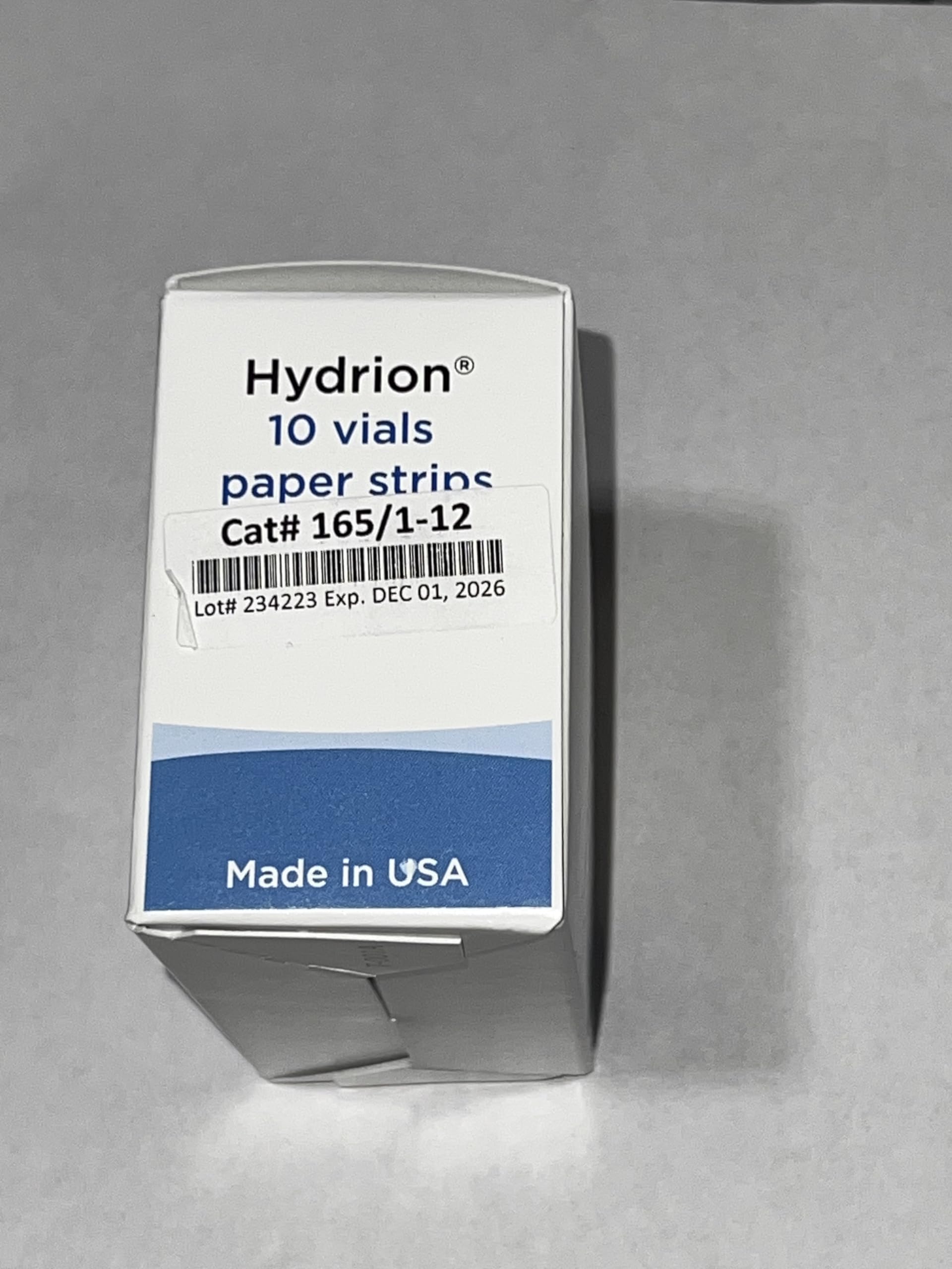 165-1-12 - Hydrion pH Strips - Hydrion pH Strips, Micro Essential Laboratory - Case of 1