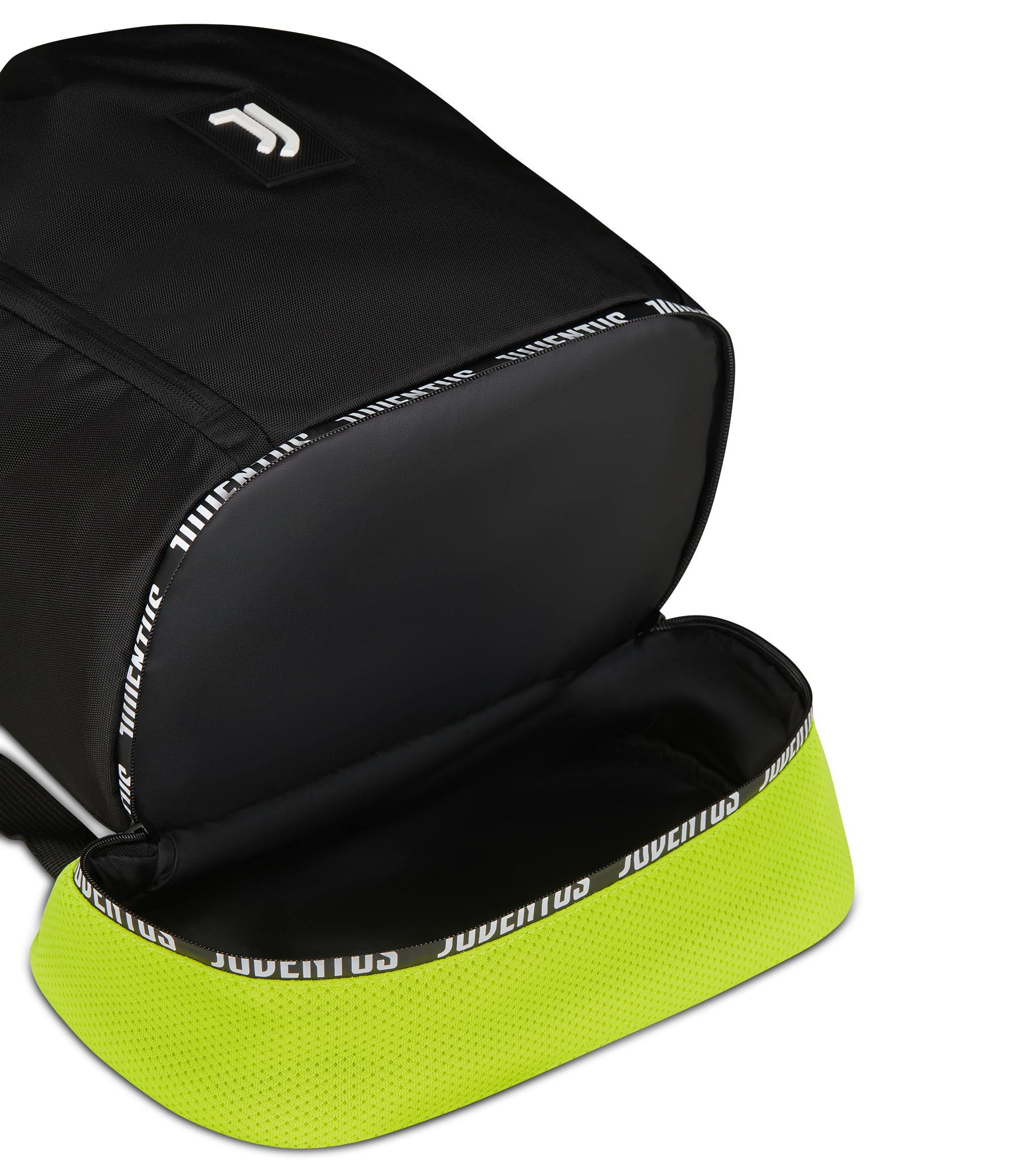 Seven Borsa da palestra JUVENTUS magic team, Fondo rigido portascarpe, Elastico portaborraccia, Bambino, Ragazzo, Calcio, Prodotto ufficiale, Idea regalo
