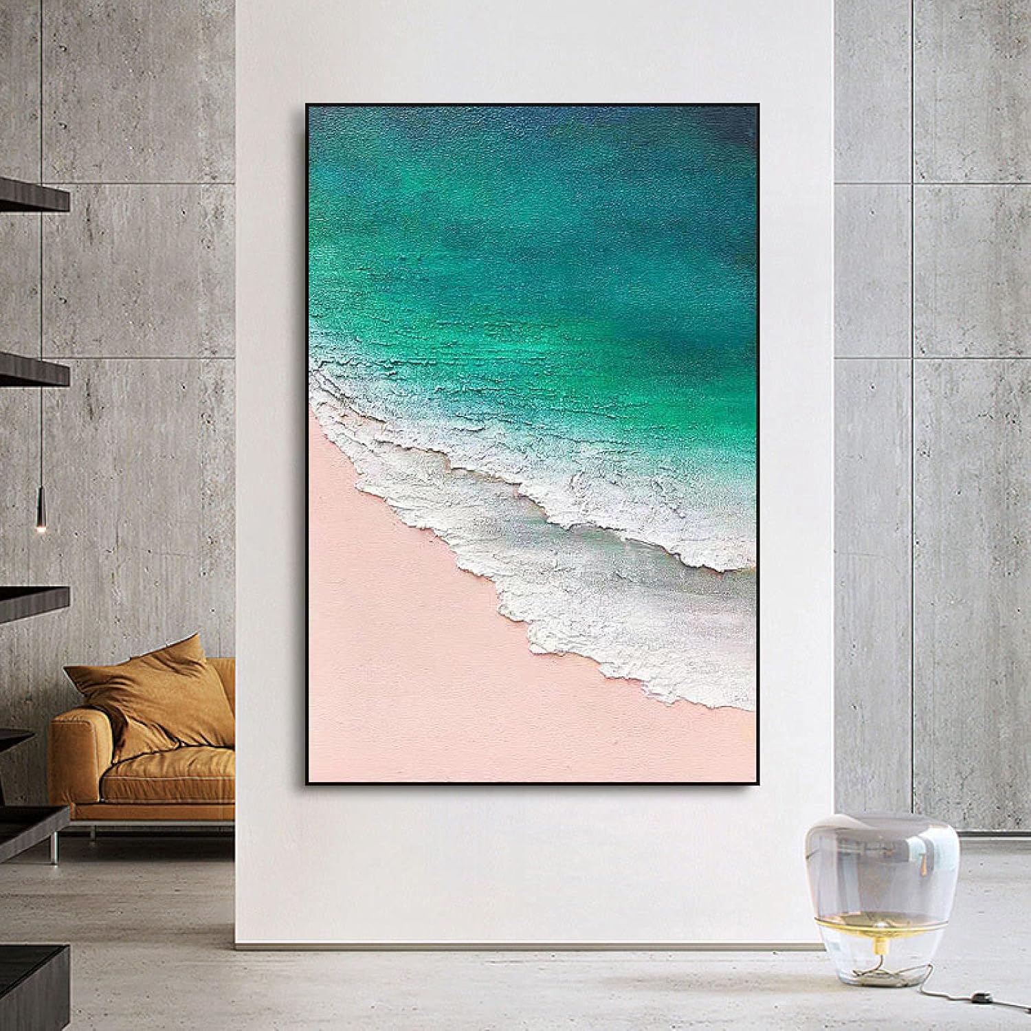 手描きのエントランス油絵 モダンな抽象的な風景海水の絵 北欧のポーチの廊下のテクスチャハンギング絵画リビングルームの通路の油絵 110x150cm 全品送料無料 43x59インチ 手描きのエントランス油絵 モダンな抽象的な風景海水の絵 北欧のポーチの廊下のテクスチャハンギング絵画リビングルームの通路の油絵 110x150cm 全品送料無料 43x59インチ