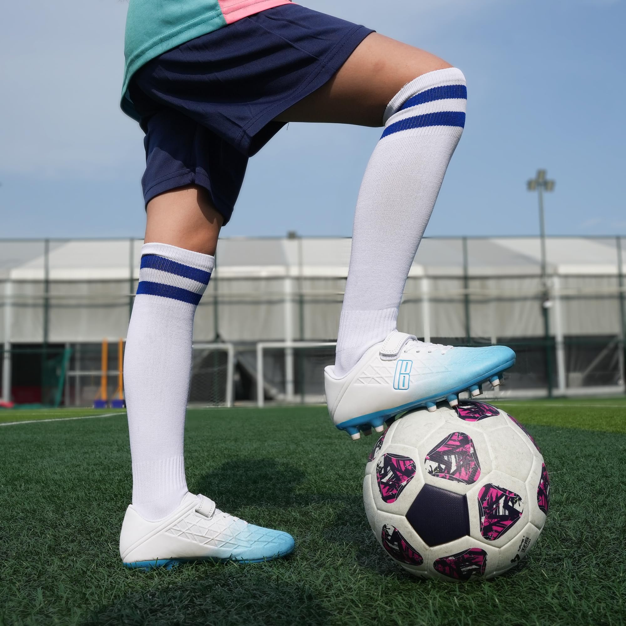 Brooman Kids Soccer Shin Guards - Comfortable Protection With Optional - View #8