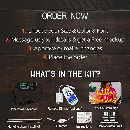 Miniatura 7 de Letreros de neón personalizados para letreros de boda, letrero de neón personalizado con nombre LED grande, letrero de neón personalizable para