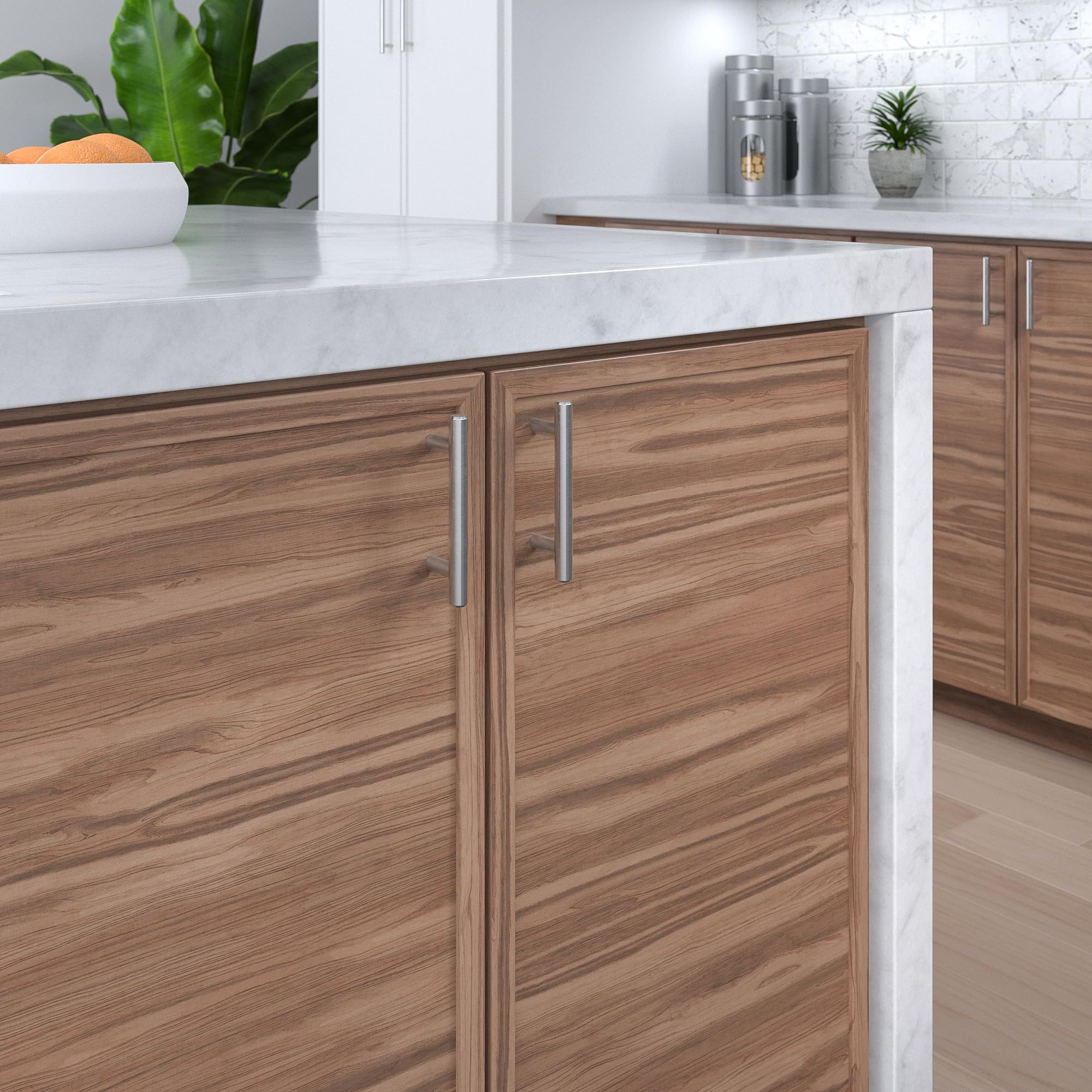 Brushed Nickel Cabinet Bar Pulls