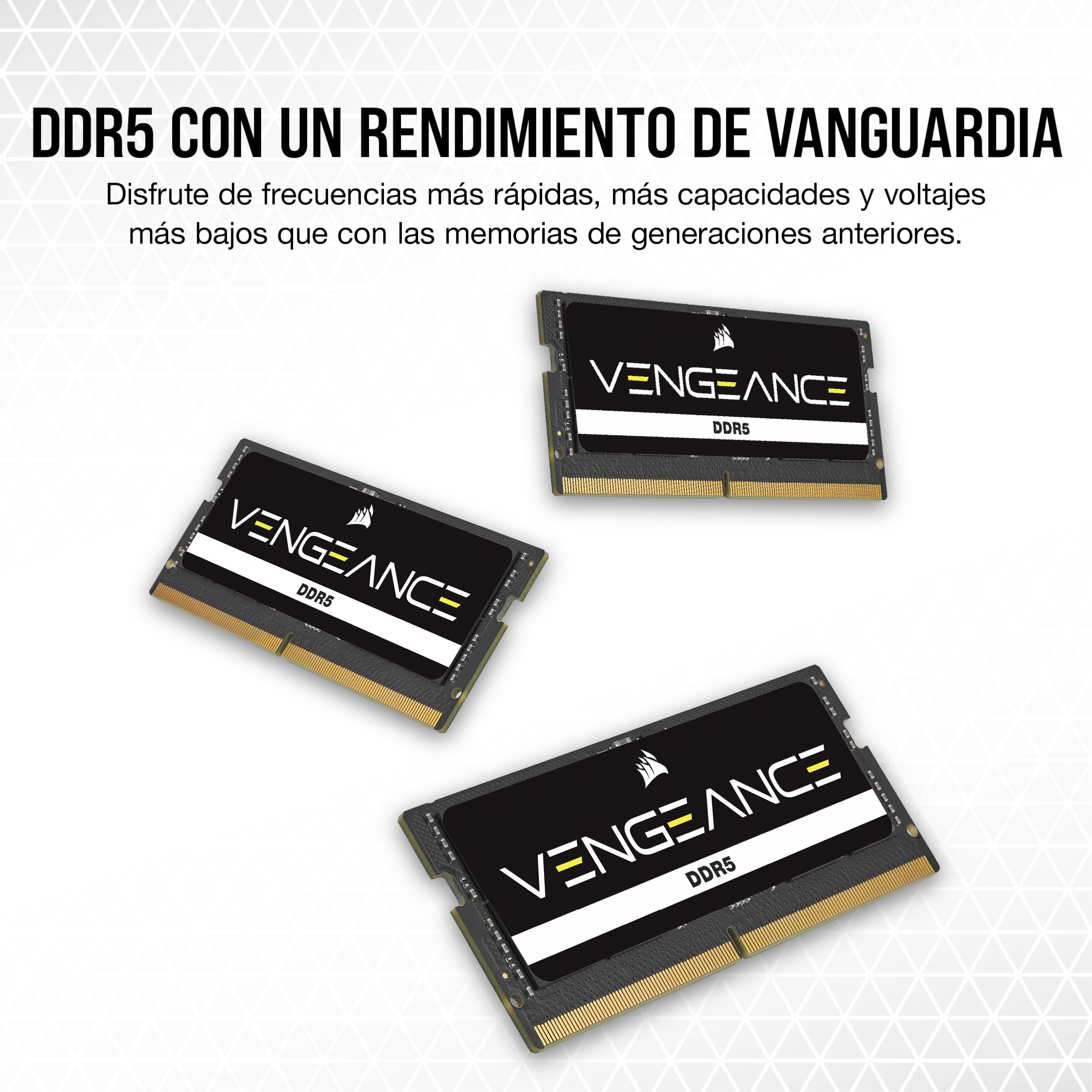 メモリー DDR5 32GB (2x16GB)Corsair Vengeance5200 Memoria DDR5 Corsair 32Gb (2x16Gb) 5200 MHz Vengeance Black CL40