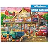 Buffalo Games - Country Store - Eduard - 1000 Piece Fall Jigsaw Puzzle for Adults - Challenging Autumn Puzzle Perfect for Game Nights - Country Life Collection - Finished Size is 26.75 x 19.75