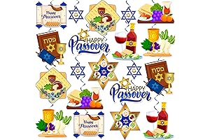 36Pcs Passover Decorations Hanging Swirls