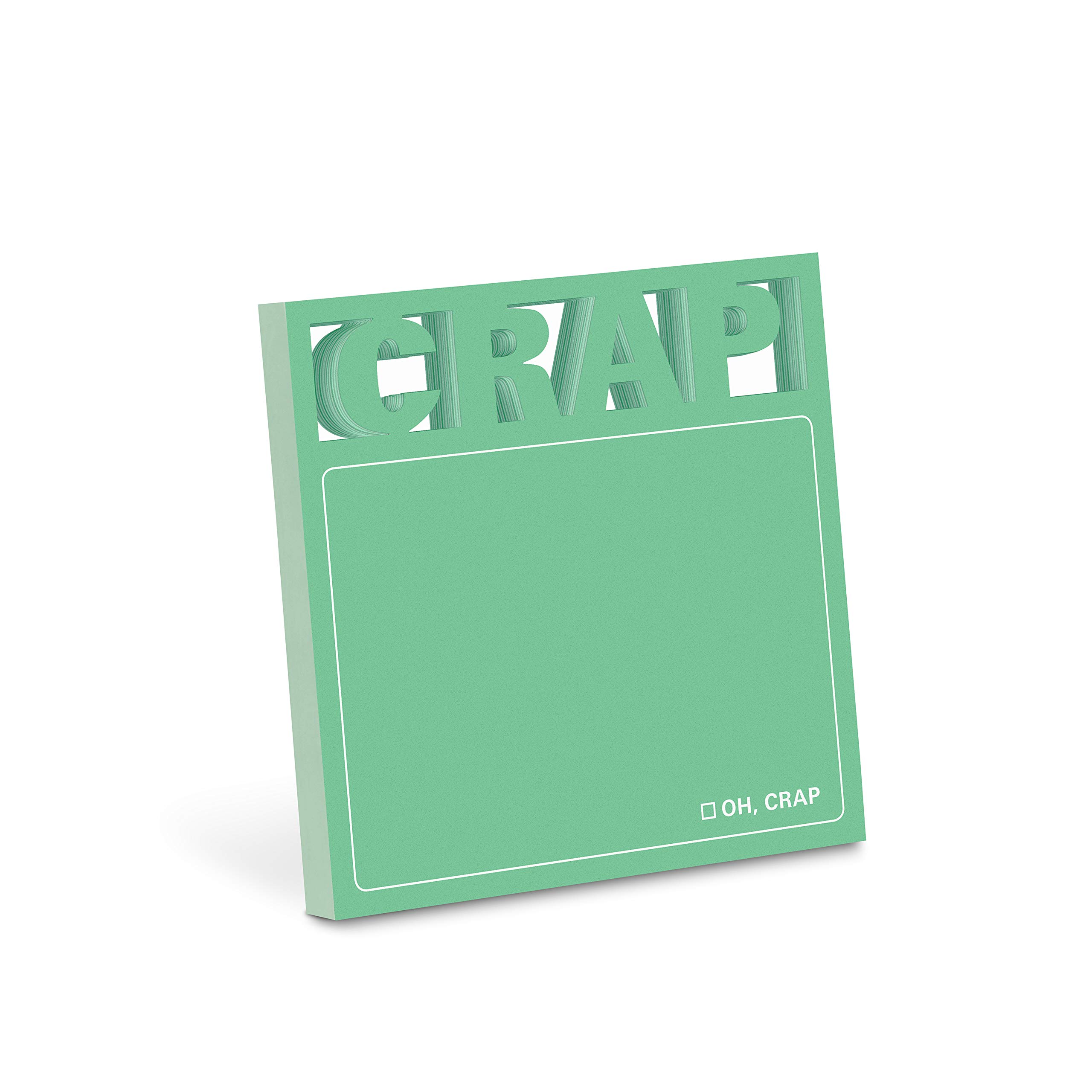 Knock Knock Crap - Foglietti adesivi fustellati, 7,6 x 7,6 cm (8 pezzi)