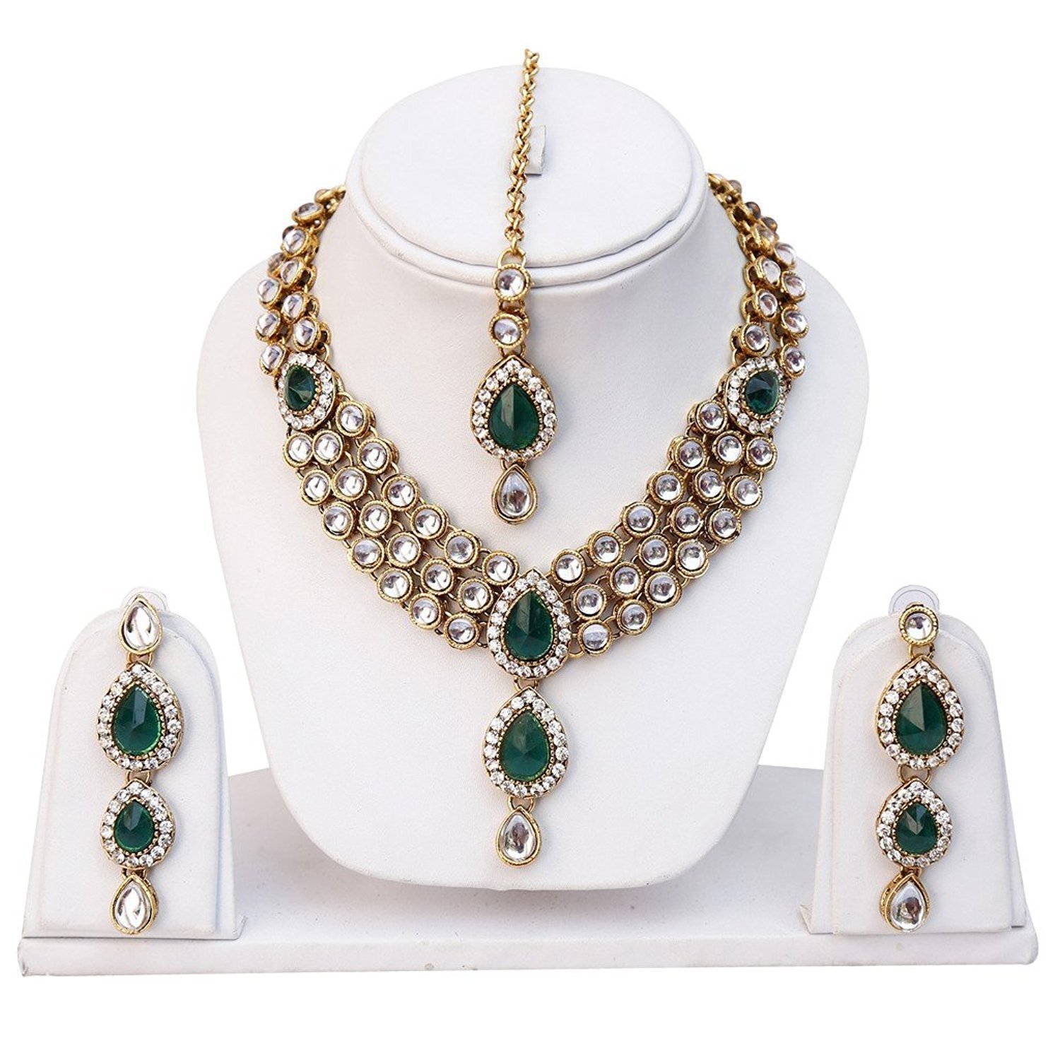 Kundan Traditional Necklace Set with Earrings