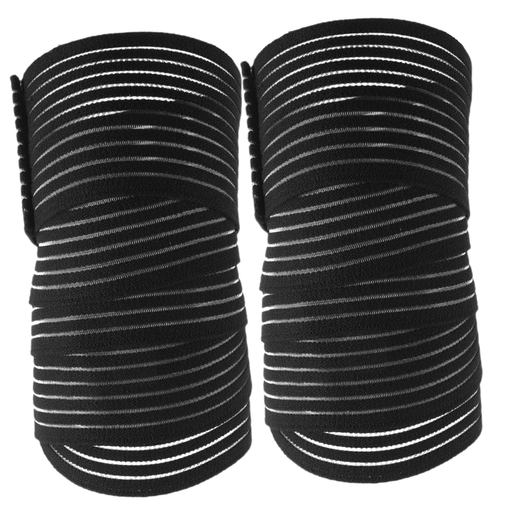 FOMIYES 2Pcs Self Adhesive Sports Knee Wraps High Elasticity Knee Support for Joint Relief Comfortable and Non Slip Design for Daily Activities and Sports