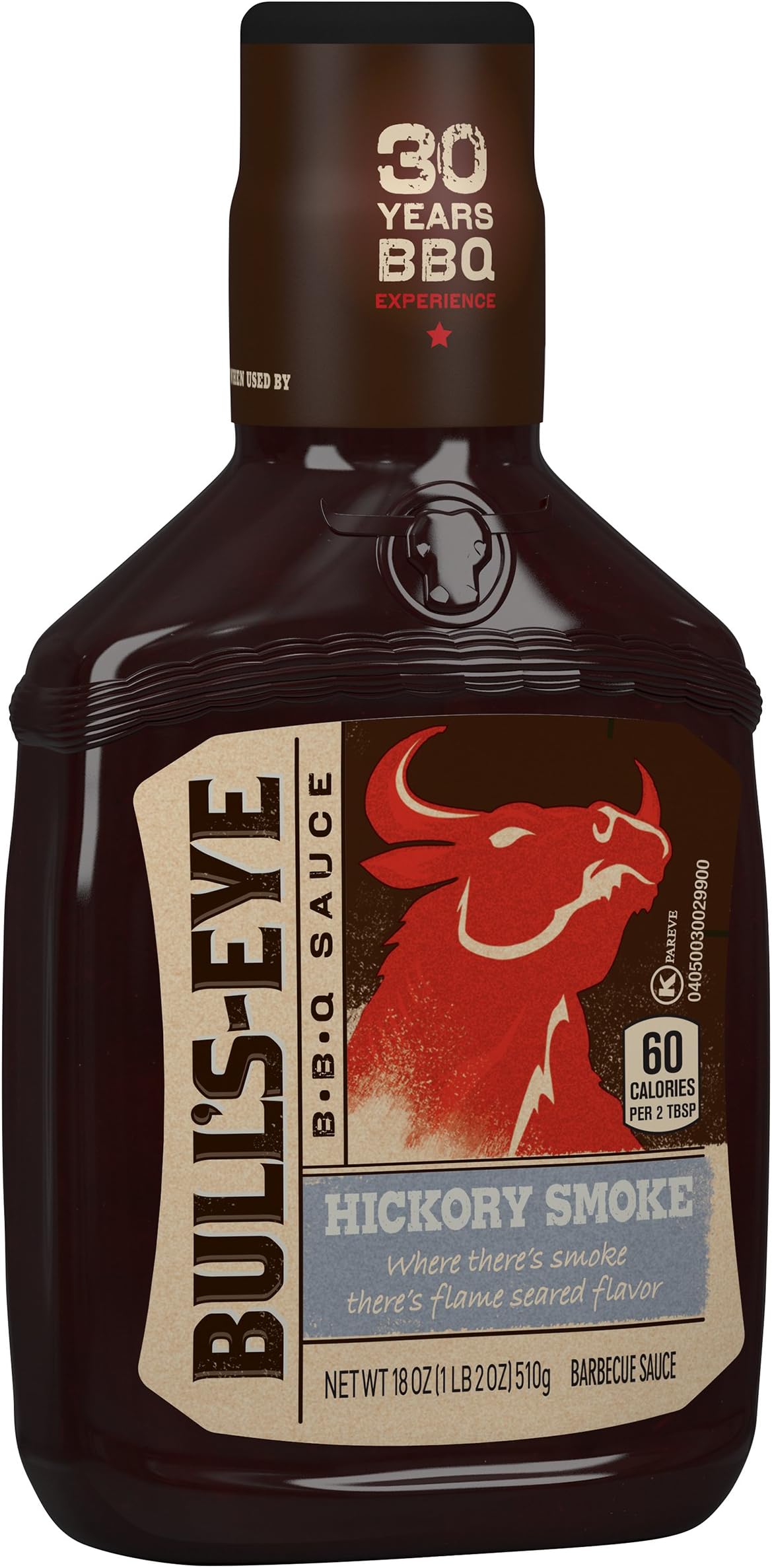 Bull's Eye Hickory Smoked Barbecue Sauce (18oz Bottle)