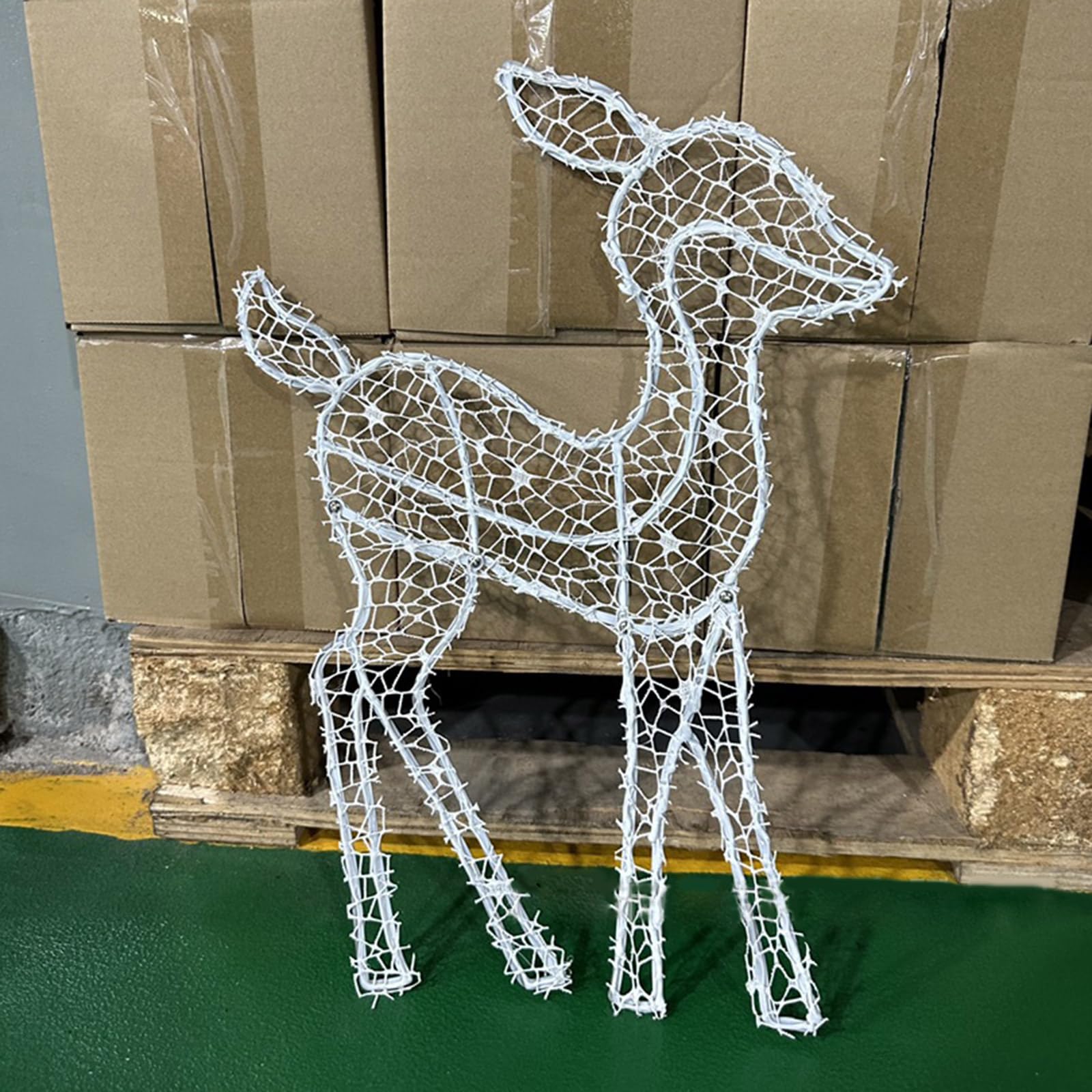 Luci a LED a forma di cervo, renne luminose, decorazioni natalizie per esterni, per cortile, giardino, prato, feste, piccole, medie e grandi, decorazioni natalizie per il