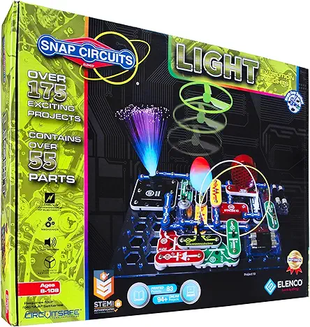 Snap Circuits LIGHT Electronics Exploration Kit | Over...