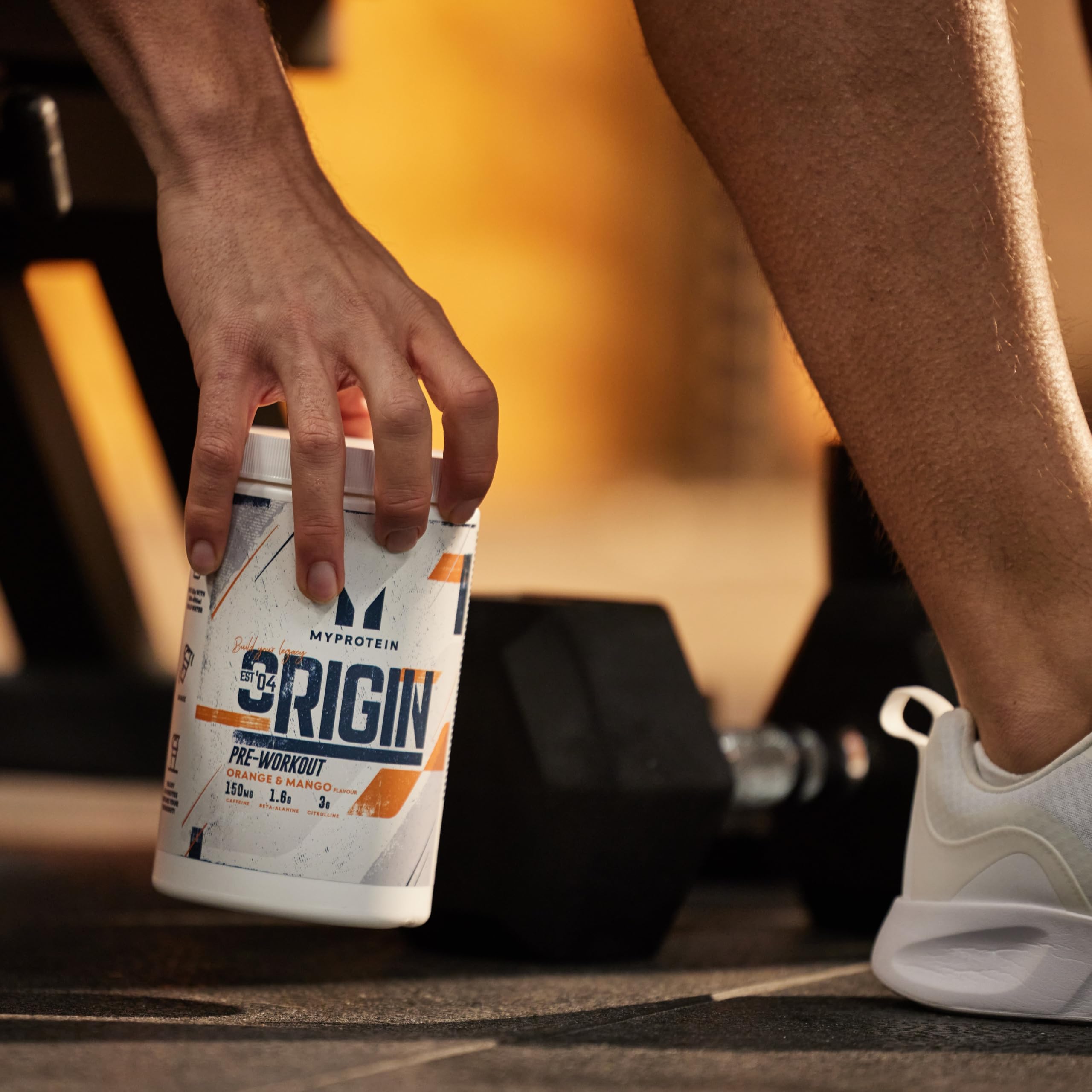 Myprotein Origin Pre-Workout Power avec bêta-alanine et caféine - Orange et mangue - 600 g