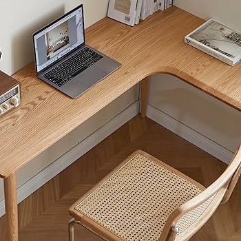 コーナー型オフィステーブル ナチュラルウッド Amazon | YESWOOD 源氏木語 レビュー コーナーデスク 110cm