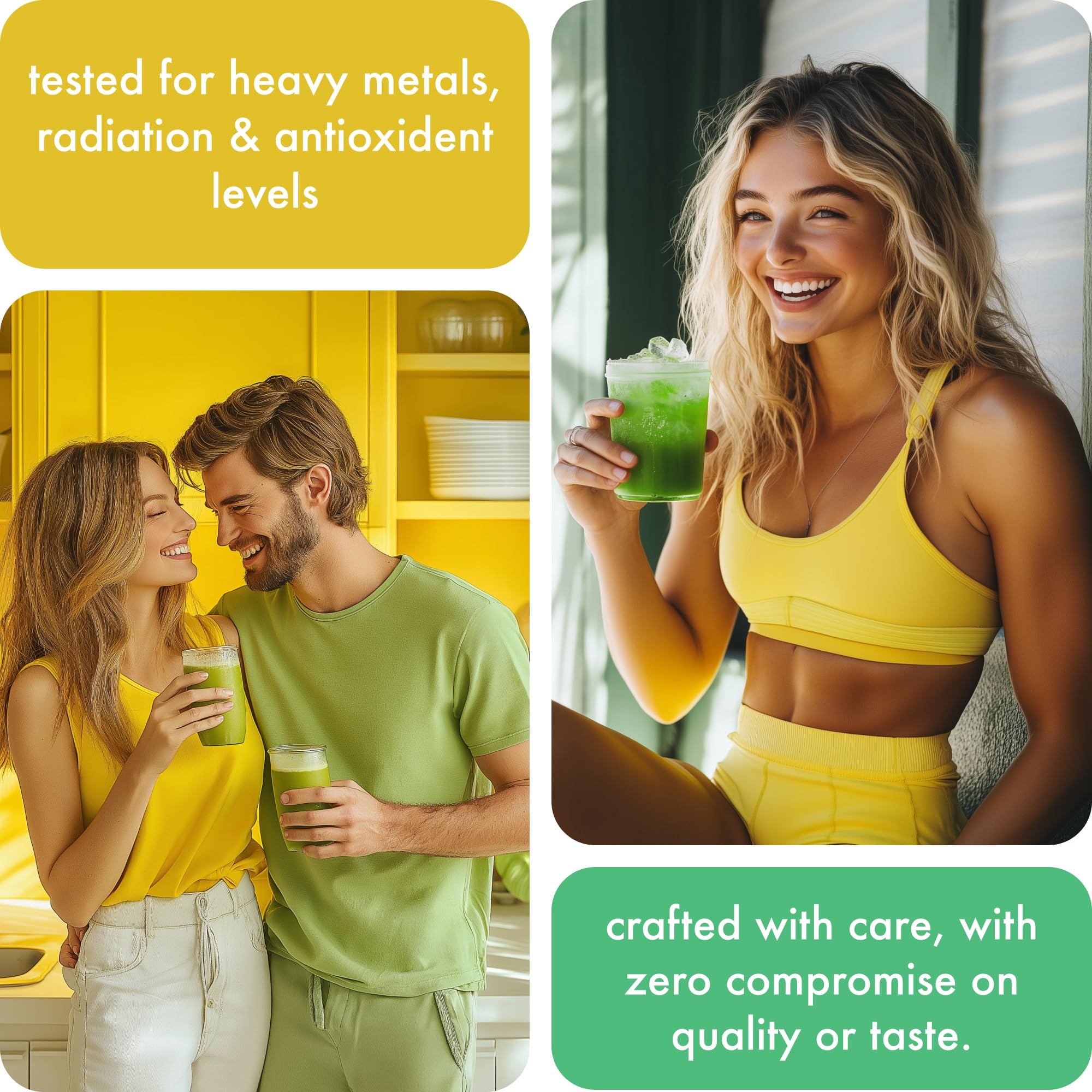 Lemon Matcha Green Tea Powder From Japan - 1 06 oz 30 g - Ceremonial Grade Sugar Free — view 4