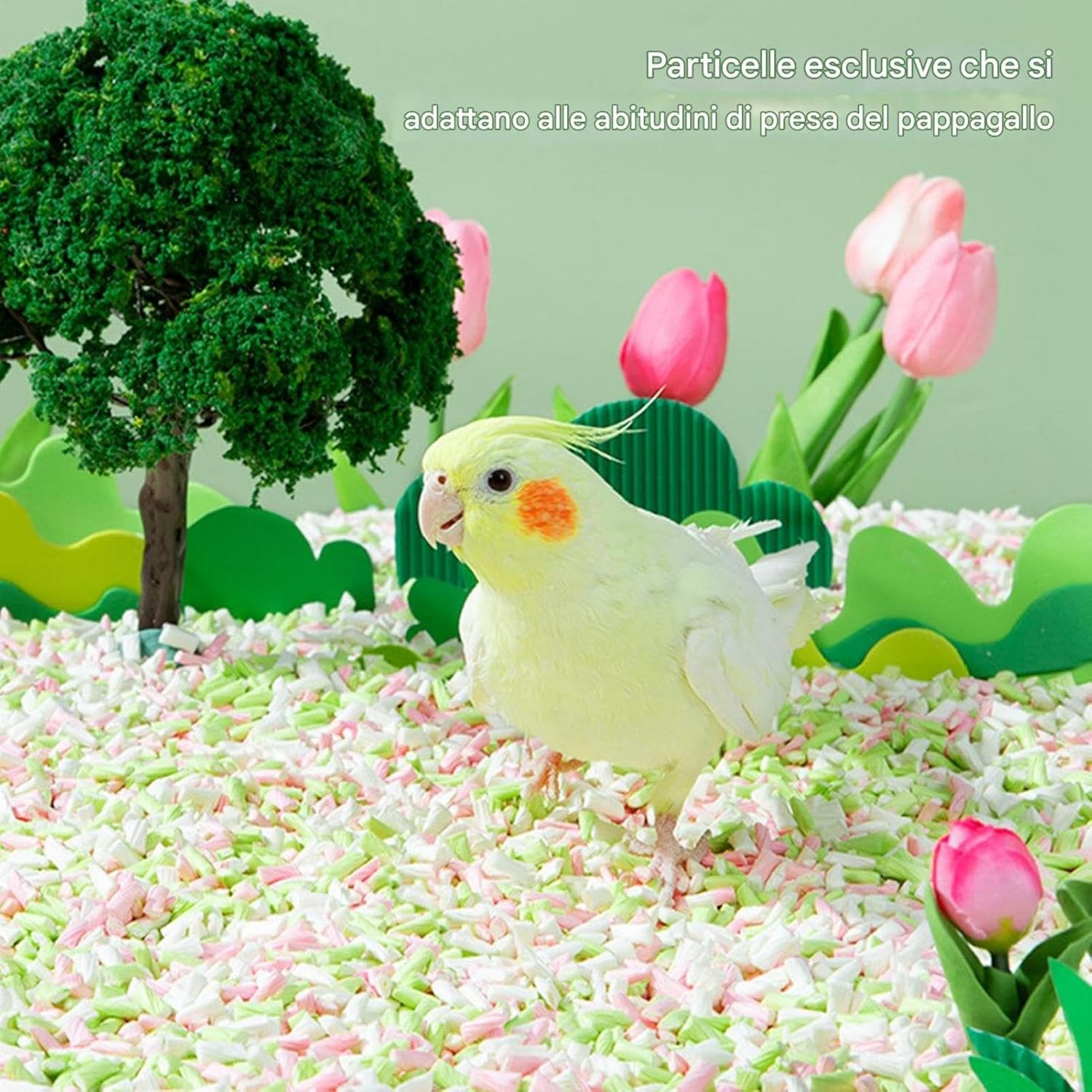 Bird Cage Bedding, Parrot Cage Liner, Natural Bird Litter, Soft Wood Shavings with Odor Control and Comfortable Texture for Both Pets and Owners, 5.91x9.84x2.36 Inches 10 81J58IK7nhL. AC SL1500