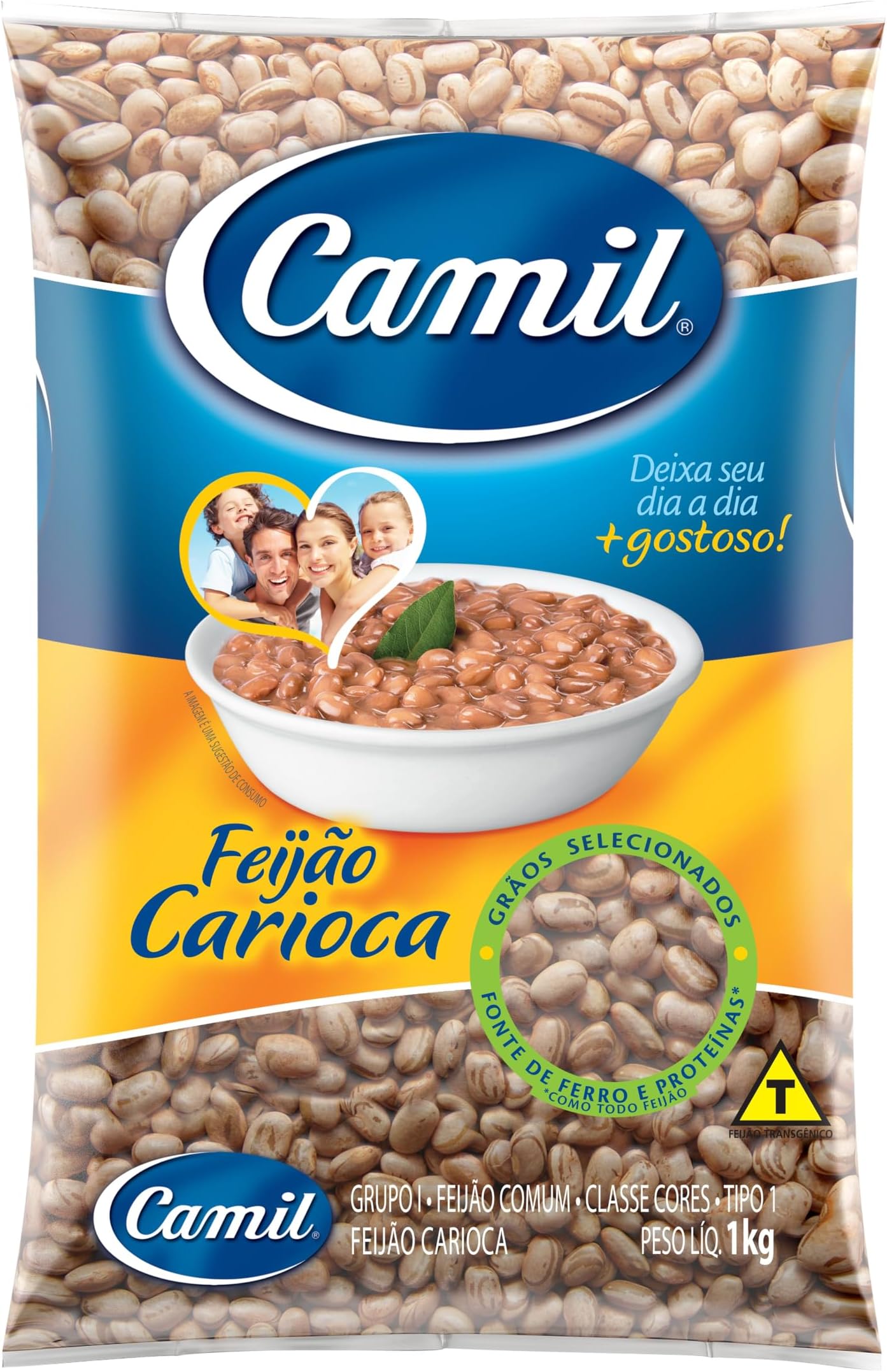 Camil Feijao Carioca Pinto Beans 2.2 Lbs Pack