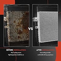 Vista 8 de A-Premium Condensador de aire acondicionado compatible con Cadillac Escalade ESV y Chevrolet Silverado 1500/2500/3500, Suburban 1500/2500/3500