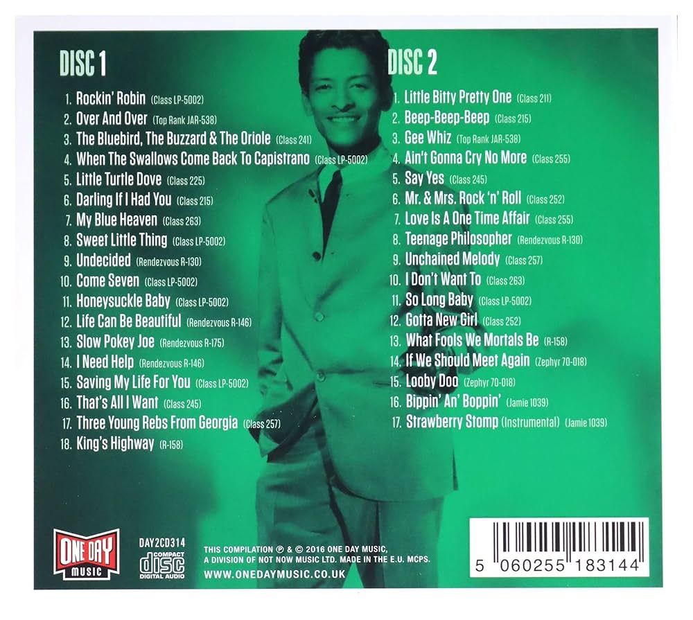 THE BEST OF BOBBY DAY 50's ロッキンロビン THE BEST OF BOBBY DAY 50's ロッキンロビン Rockin' Robin