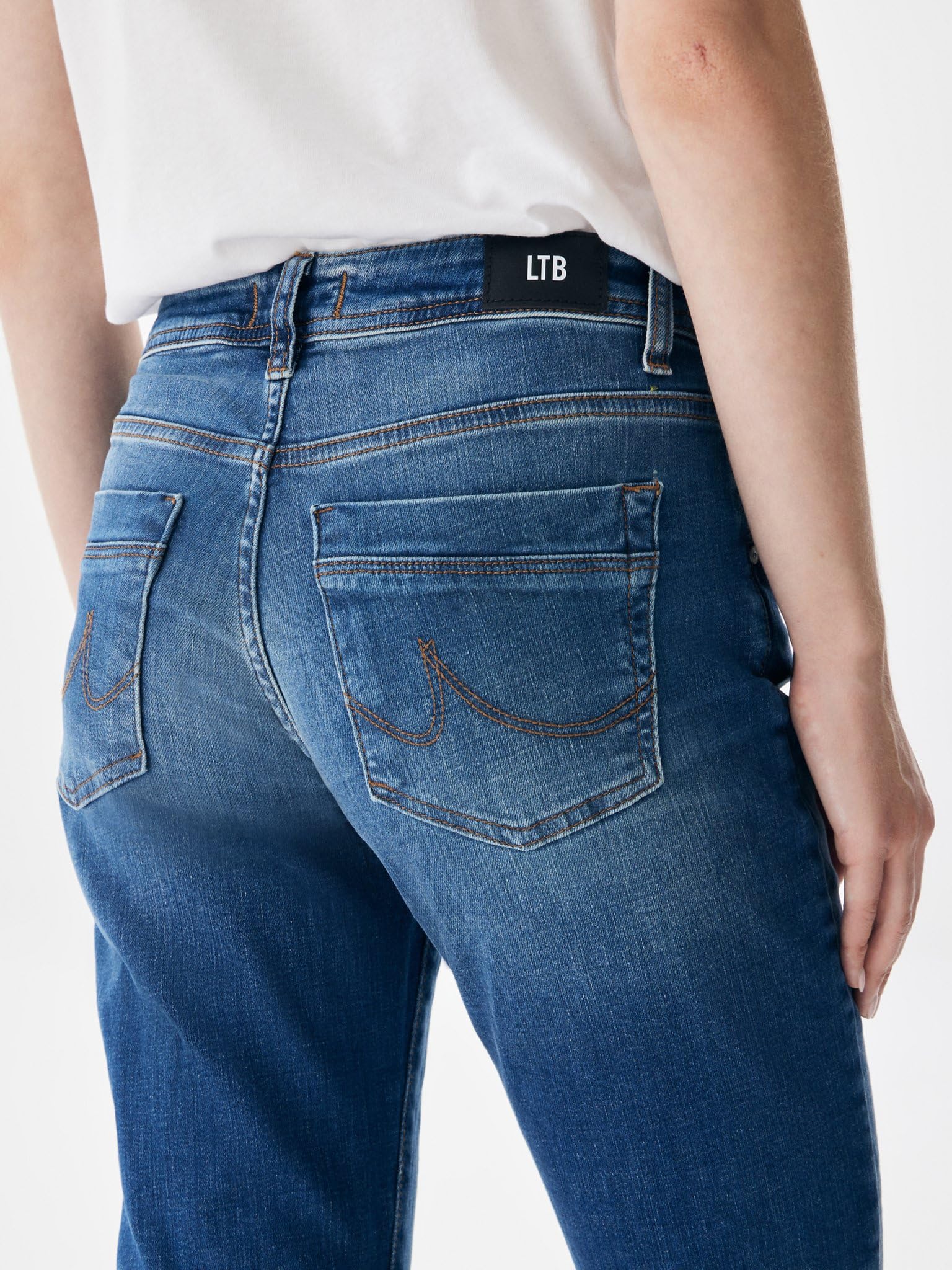 LTB Damen Jeans Vilma Bootcut - Blau - Zayla Wash W26-W34 Baumwolle Stretch