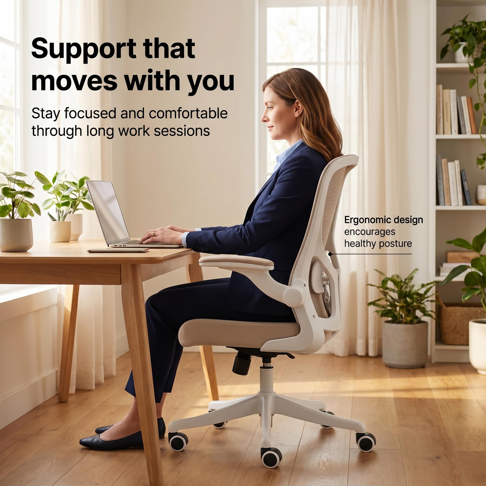 Amazon.com: Ergonomic Office Chair with Adjustable Lumbar Support