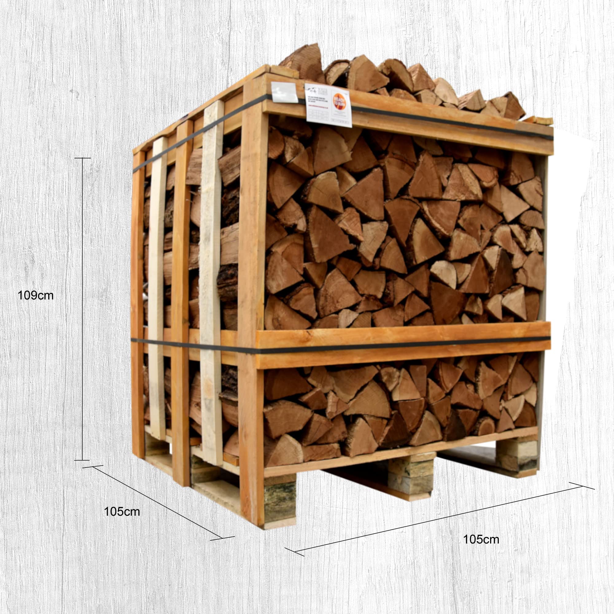 Ecoblaze Kiln Dried Firewood - Pizza Oven Wood - Hardwood Logs for Wood  Burners - Perfect for Fire Pits, Chiminea's, Fireplaces and Campfires -  Dried Under 20% - Full Crate (1200L) : Amazon.co.uk: DIY u0026 Tools