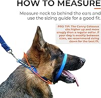 Vista 8 de Canny Colossus - Collar de cabeza de perro sin tirones Ayuda de entrenamiento suave y humanitario para perros de razas grandes y gigantes
