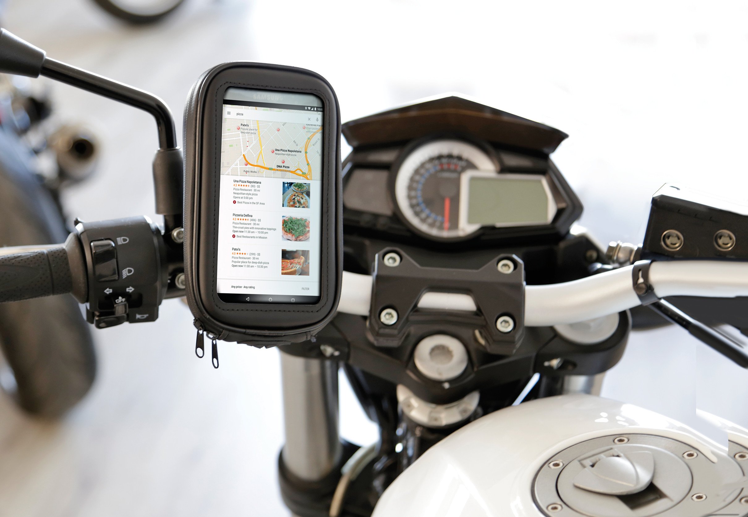 LAMPA 90423 Supporto per telefono da moto