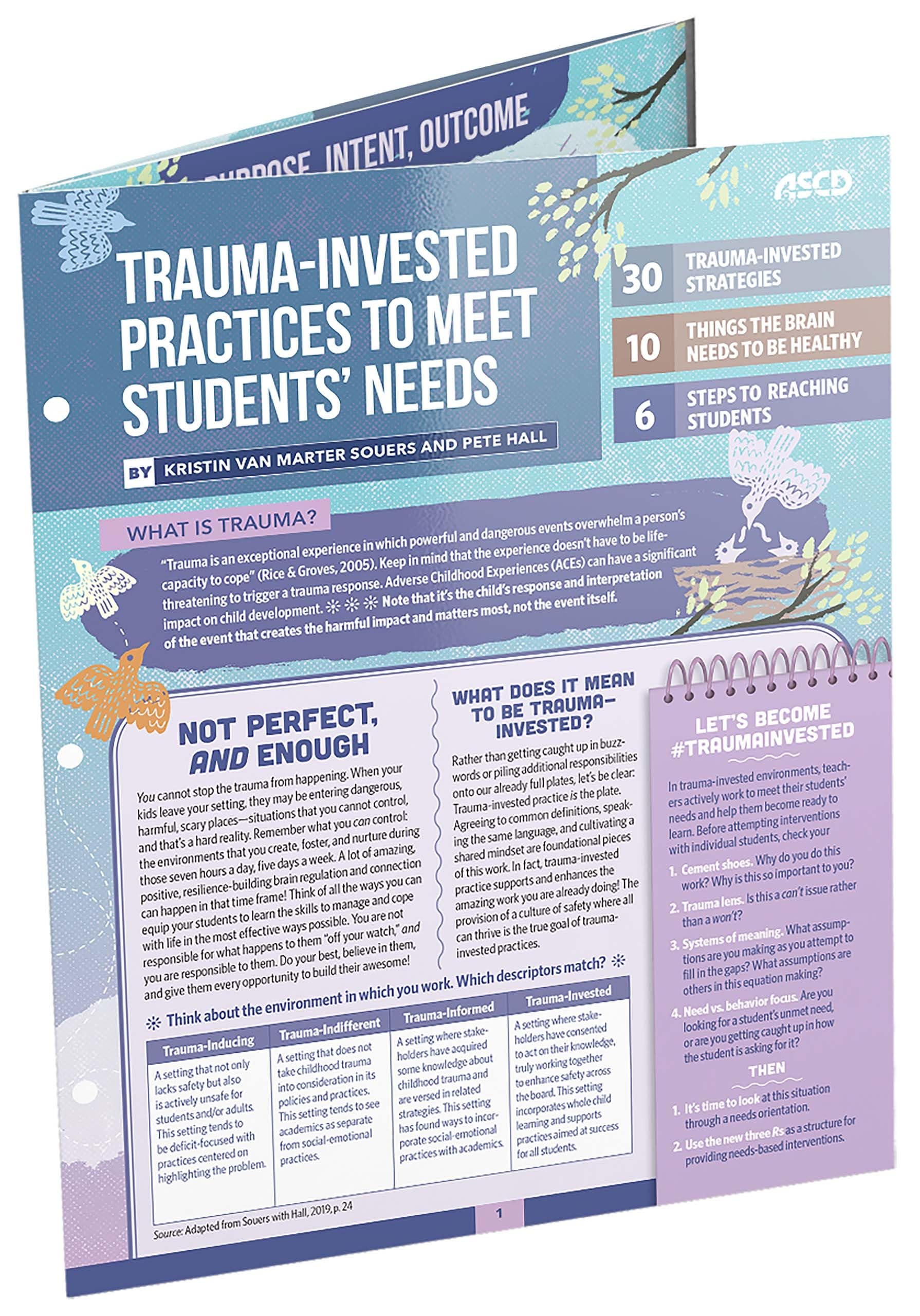 Trauma-Invested Practices to Meet Students' Needs (Quick Reference Guide)