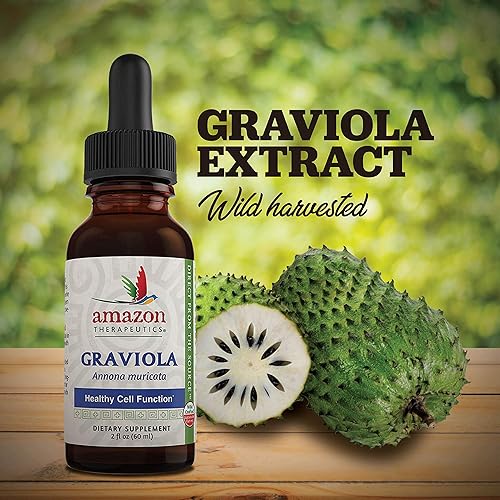 Miniatura 2 de Tienda Therapeutic Laboratories Extracto de graviola cosechado silvestre, 2 onzas (el embalaje puede variar)