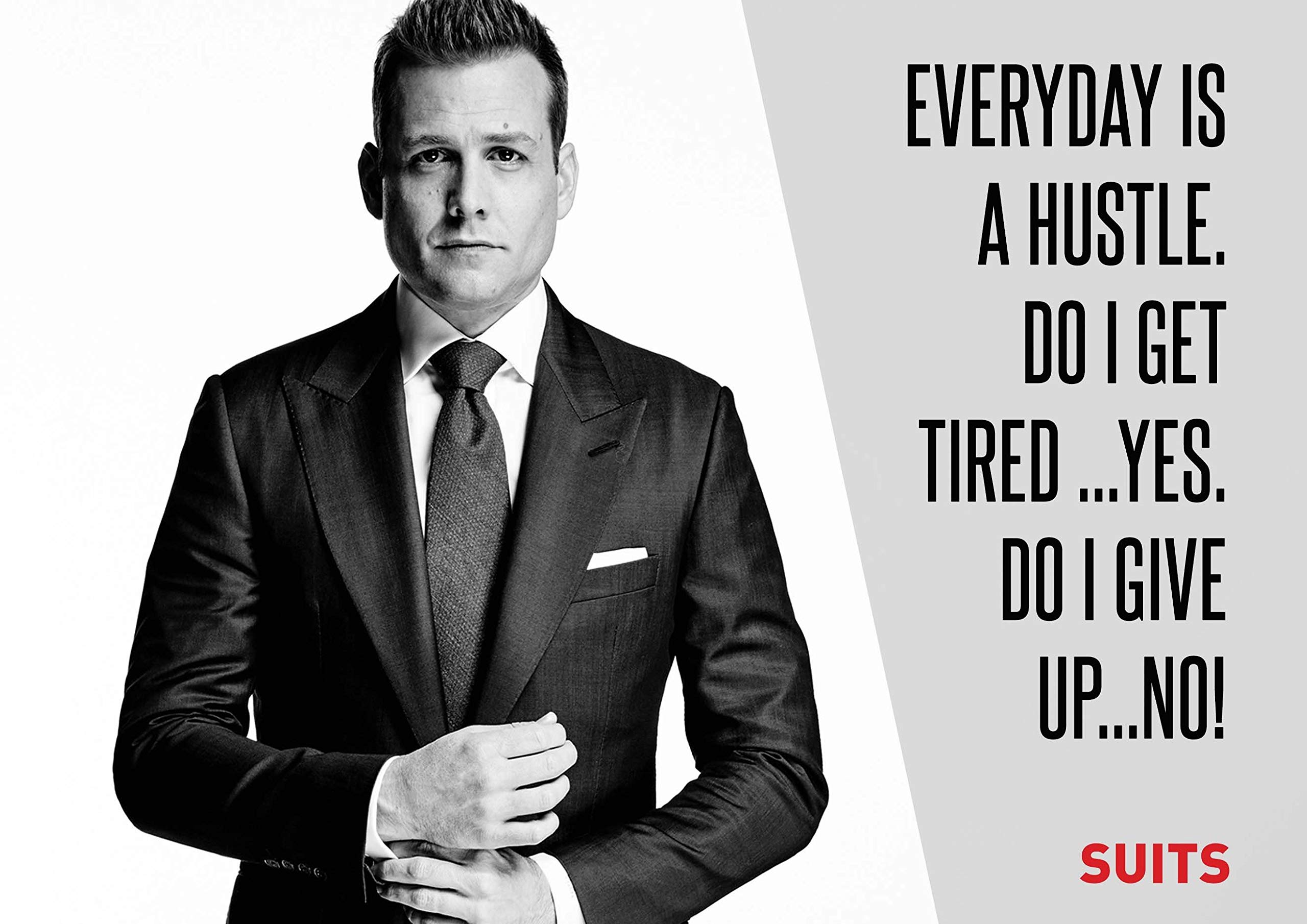 Tallenge - Art from SUITS - Everyday Is A Hustle - X Large Poster Paper (24 x 34 inches) - MultiColour