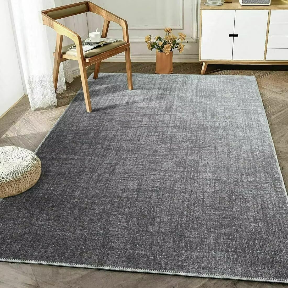 Tapis de salon gris pour créer une ambiance cocooning à la maison
