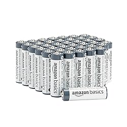 Amazon Basics 40-Pack AA Alkaline Industrial Batteries, 1.5 Volt, 5-Year Shelf Life