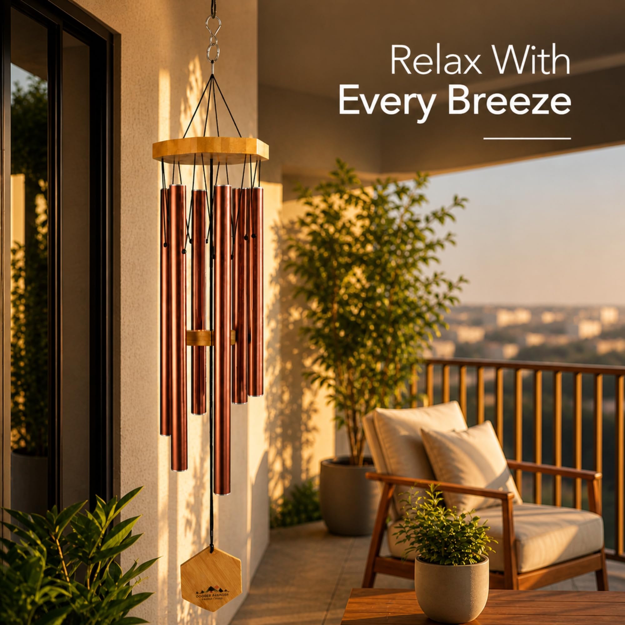 Amazon.com : Red Deep Tone Wind Chime – Outdoor Sympathy
