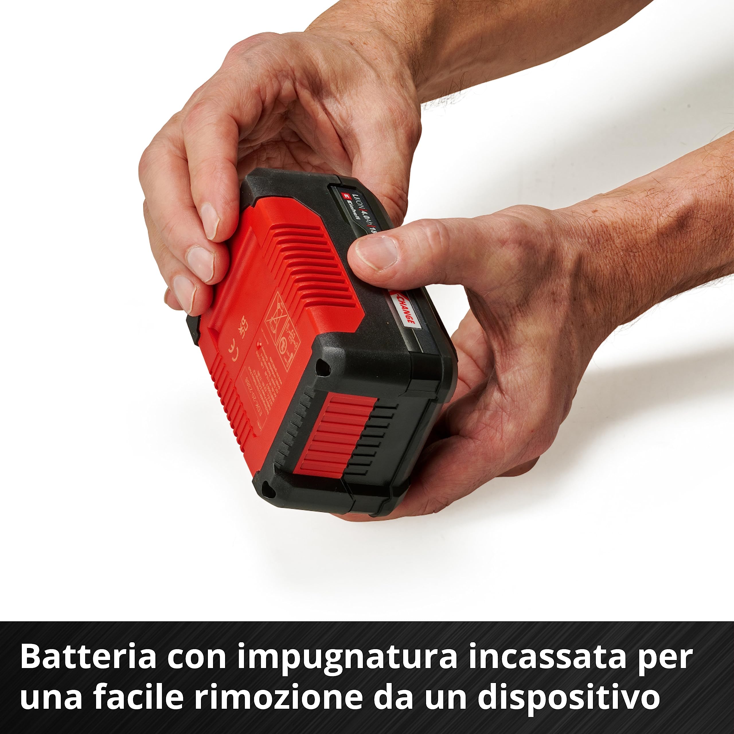 Einhell 4512042 Power-X-Change Starter Kit, Caricabatteria e Batteria da 4000 Mah Li-Ion