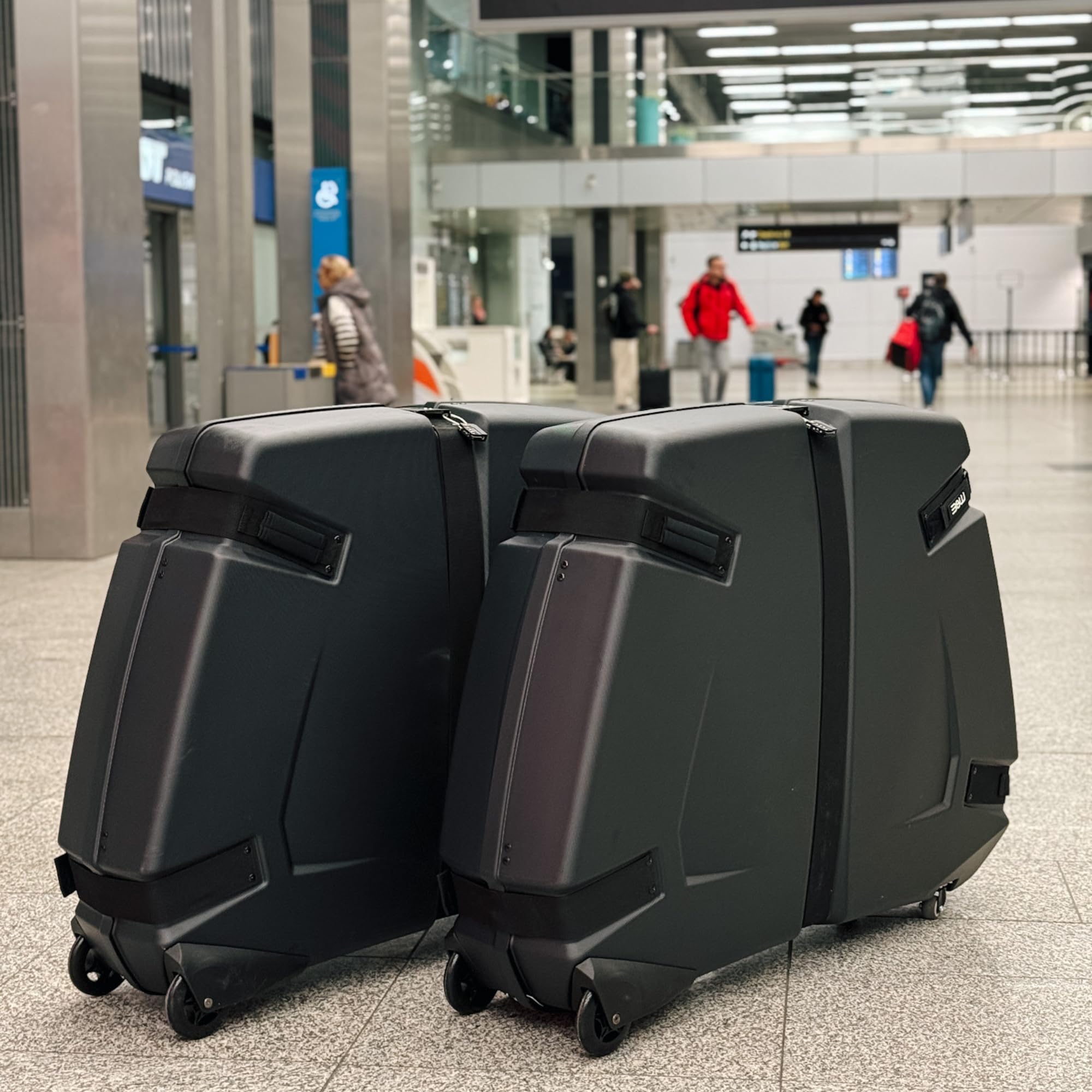 B&W Fahrradkoffer bike box 2.0 (geeignet für Rennräder bis 62 cm Rahmengröße und kleinere Mountainbikes) 96500