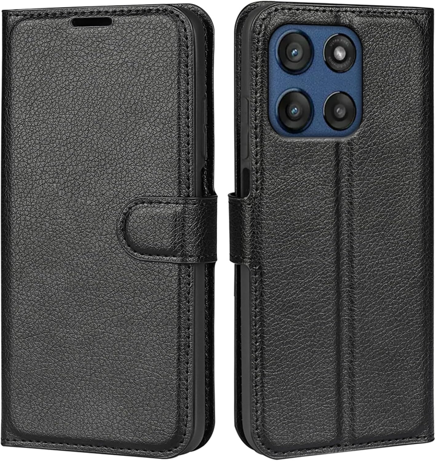 Flip Case for Motorola Moto G Stylus 5G 2026 2025 Wallet PU Leather Magnetic Protective Cellphone Case Folio Book Cover with Stand & Card Slots (Black) image 2